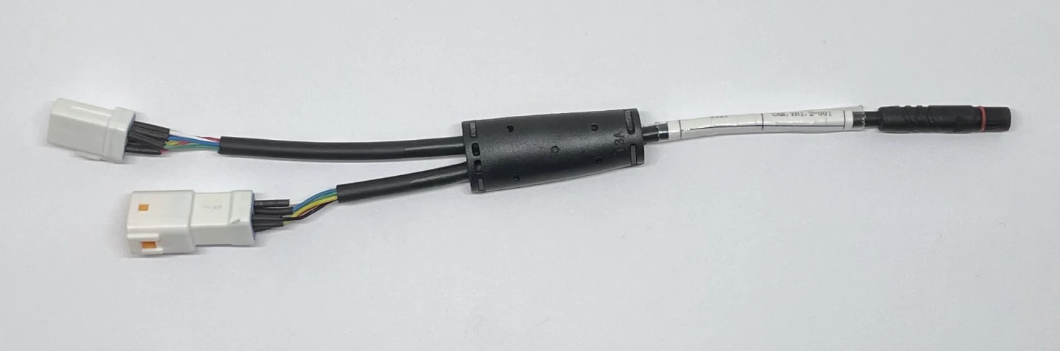Biketec Y-Kabel Für Nodes FIT 2.0 YN1.2 Mit Higo-Stecker 50-75-50mm – Bild 2